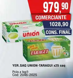 Maxiconsumo Union-taragui yer.saq oferta