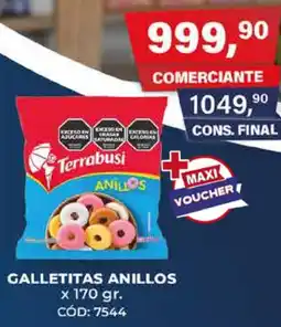 Maxiconsumo Terrabusi galletitas anillos oferta