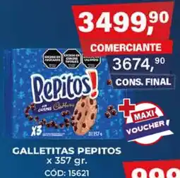 Maxiconsumo Pepitos galletitas oferta