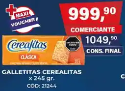 Maxiconsumo Cerealitas galletitas oferta