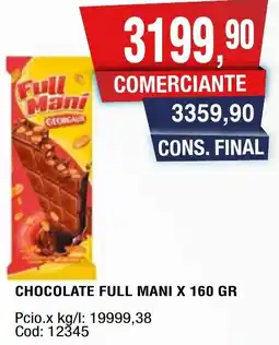 Maxiconsumo Full mani chocolate oferta