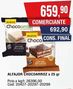Maxiconsumo Chocoarroz alfajor oferta