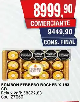 Maxiconsumo Ferrero rocher bombon oferta