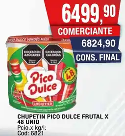 Maxiconsumo Pico dulce chupetin frutal oferta