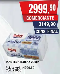 Maxiconsumo Ilolay manteca oferta