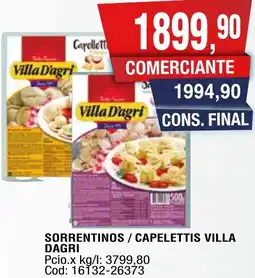 Maxiconsumo Villa dagri sorrentinos / capelettis oferta