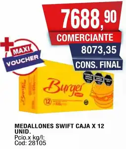 Maxiconsumo Swift medallones caja oferta