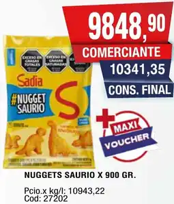 Maxiconsumo Sadia nuggets saurio oferta