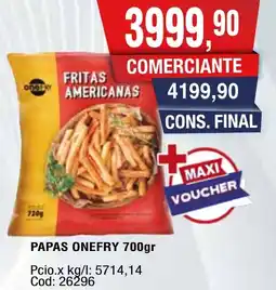 Maxiconsumo Fritas americanas papas onefry oferta