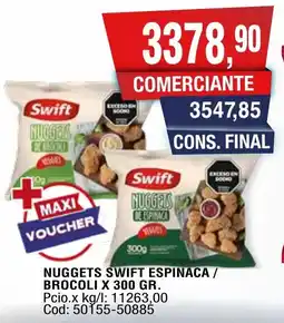 Maxiconsumo Nuggets swift espinaca / brocoli oferta