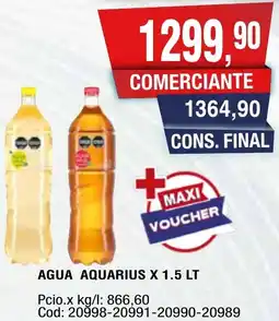 Maxiconsumo Aquarius agua oferta