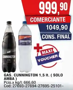 Maxiconsumo Cunnington gas oferta