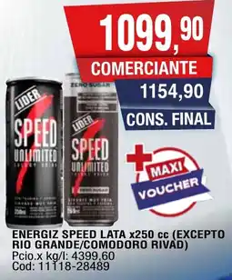 Maxiconsumo Speed energiz lata oferta