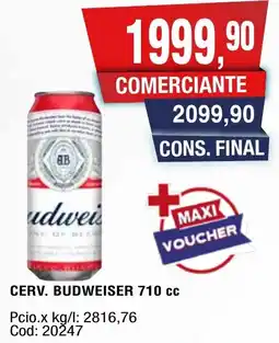 Maxiconsumo Budweiser cerv. oferta