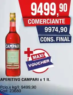 Maxiconsumo Campari aperitivo oferta