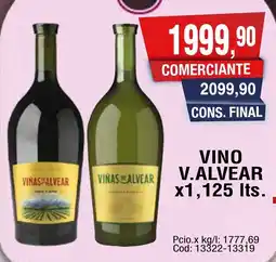 Maxiconsumo V.alvear vino oferta