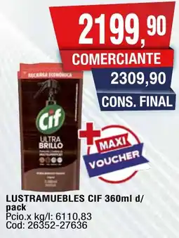 Maxiconsumo Cif lustramuebles oferta