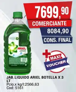 Maxiconsumo Ariel jab.liquido botella oferta