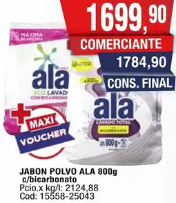 Maxiconsumo Ala jabon polvo oferta