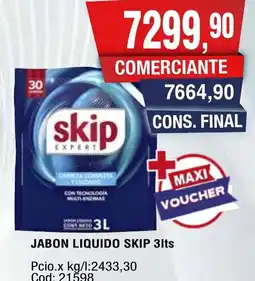Maxiconsumo Skip jabon liquido oferta