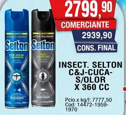 Maxiconsumo Selton insect. c&j-cuca- s/olor oferta