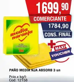 Maxiconsumo Media nja paño absorb oferta