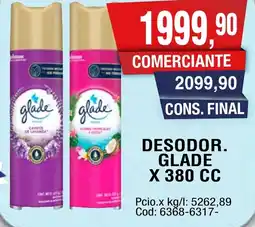 Maxiconsumo Glade desodor. oferta