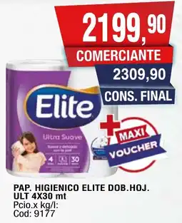 Maxiconsumo Elite pap. higienico dob.hoj. ult oferta