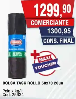 Maxiconsumo Virutex bolsa task rollo oferta