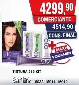 Maxiconsumo 919 tintura kit oferta