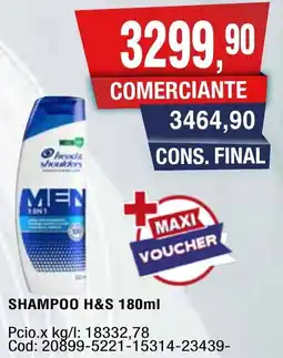 Maxiconsumo H&S shampoo oferta