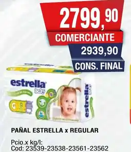 Maxiconsumo Estrella pañal X regular oferta