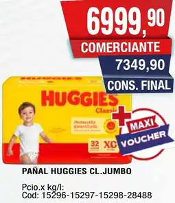 Maxiconsumo Huggies pañal cl.jumbo oferta
