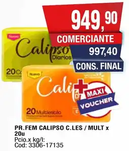 Maxiconsumo Calipso pr.fem c.les / mult oferta