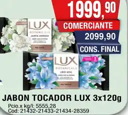 Maxiconsumo Lux jabon tocador oferta