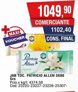Maxiconsumo Patricio allen jab toc. oferta
