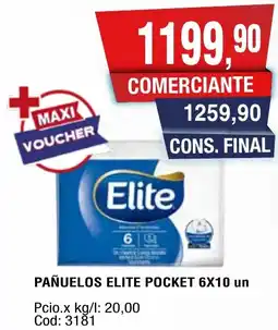 Maxiconsumo Elite pañuelos pocket oferta