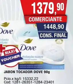 Maxiconsumo Dove jabon tocador oferta