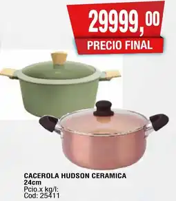 Maxiconsumo Hudson cacerola ceramica 24cm oferta