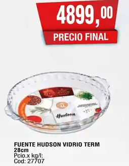 Maxiconsumo Hudson fuente vidrio term 28cm oferta