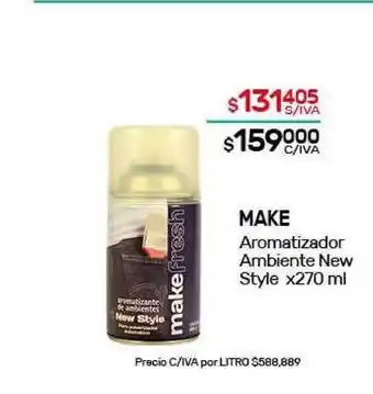 Make Aromatizador Ambiente New Style x 270ml