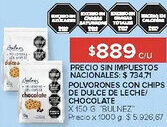 Carrefour Bulnez polvorones con chips de dulce de leche! chocolate oferta