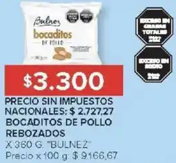 Carrefour bulnez bocaditos de pollo rebozados oferta