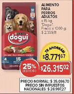 Carrefour Dogui alimento para perros adultos oferta