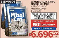Carrefour Mizzi cat alimento para gatos frutos del mar oferta