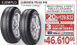 Carrefour Formula energy cubierta 175/65 r14 oferta