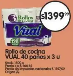 Supermercados Buenos Días Vual rollo de cocina oferta