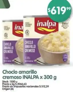 Supermercados Buenos Días Inalpa choclo amarillo cremoso oferta