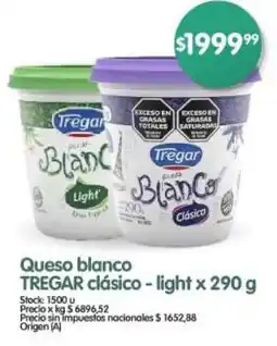 Supermercados Buenos Días Tregar blanco clásico - light oferta