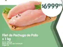 Supermercados Buenos Días Filet de pechuga de pollo oferta